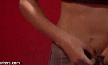 Curly-Haired Blonde Shows Her Tits And Pussy While Changing