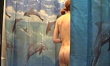 Auburn haired amateur shows slim body in HD videos