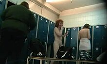 Redheaded Amateur MILF Shows Her Surprisingly Hot Body in Locker Room 😍