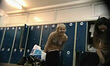 Oh wow, this blond MILF is showing her topless body on hidden cam 😍