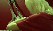 i'm watching this blonde with awful bangs show her naked pussyy, it's so hot