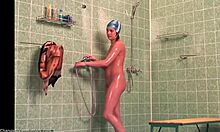 hey, wanna see this slim beauty wet in the shower?