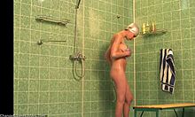 Skinny Woman Enjoys Relaxing Bath Time