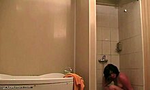 chubby mature babe shows off wet body in bathroom 😍