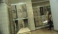Spunky Teen Shows Naked Body in Locker Room