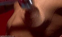 Dark-Haired Babe SHOWS OFF Beautiful Breasts In Shower