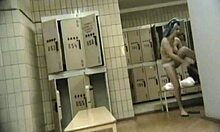 Spunky Teen Shows Naked Body in Locker Room