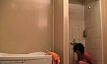 chubby mature babe shows off wet body in bathroom 😍