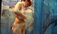 Redhead Showering In Bathroom On Hidden Cam