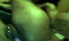 why is this tatted ebony girlfriend fucking her tight pussy so hard?