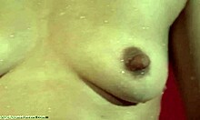 hey, check my girlfriend’s perky tits in this close-up shower vid! 😍