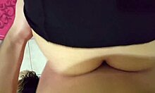 Dark-Haired Girlfriend Gets Fucked Hard in Dressing Room POV Doggystyle Anal