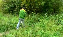 want to see a pretty redhead suck cock in the car backseat?