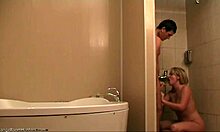 Hey, Wanna See My Blonde Girlfriend Suck in Shower?