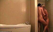 Hey, Wanna See My Blonde Girlfriend Suck in Shower?