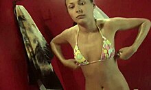 Skinny Brunette Showering Sexy On Cam!