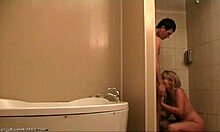 Hey, Wanna See My Blonde Girlfriend Suck in Shower?