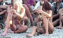 Wow, Check Out This Stunning Naked Blonde Outdoors!