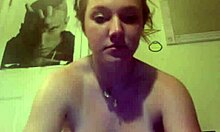 Busty Blonde Teasing Her Pussy With Legs Spread And Toys