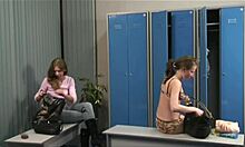 Hidden Camera Records Ponytailed Teen 18+ Striptease in Changing Room