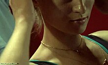 Blond-Haired Busty Girlfriend Shows Her Hot Bod