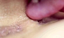 Two lesbians kiss and 69 on couch