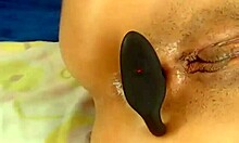 Twisted Brunette FUCKS Her ASS With Kinky Toy!