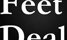 Afro-sporting amateur girlfriend showering in the nude in the bathroom