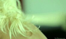 Two lesbians kiss and 69 on couch