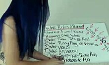 Brave teen toys her snatch with vibrator on webcam