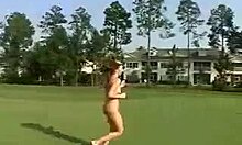 Blonde Girls Flash Legs Outdoors