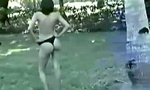 Amateur Couple Gets Naughty by Pool on Hot Day