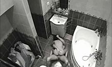 ugh, saw this dark-haired babe gettin slammed on the bathroom floor, so hot!