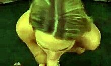 In POV, blond slut gets FACE-FUCKED hard