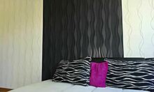 Blond-haired beauty with perky tits and big ass does a solo striptease.