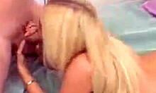 blond-haired beauty gets railed hard by real bf