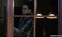 Two European lesbians get horny outdoors, sucking and fucking in a fetish piss scene.