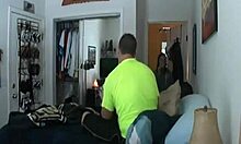 Gorgeous college chick rides her man's cock.