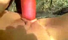 Outdoor solo GF homemade with chick acting WILD