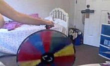 Collar-Wearing Amateur Gf Spins Wheel With Dildo Toys