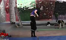 Black-Haired Teen 18+ Makes Intense Eye Contact While Sucking Dick