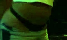 Diva With Stunning Ass Poses And Dances In Sexy Black Thong.