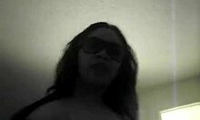 i'm watching this spicy ebony babe work a thick dick on camera