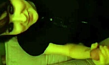 pasty goth chick with big butt gets doggystyled by tanned stud