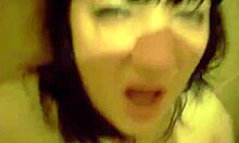 angelic chick, suck that large dick on your knees?