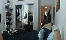 Gorgeous college chick rides her man's cock.