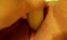 Gal bathes in the tub