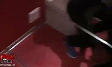 Black-Haired Teen 18+ Makes Intense Eye Contact While Sucking Dick