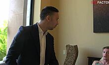 amateur couple fucking in front of a seasoned porn star