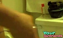 i promiscious exgf masturbates while jacking off her partner close-up